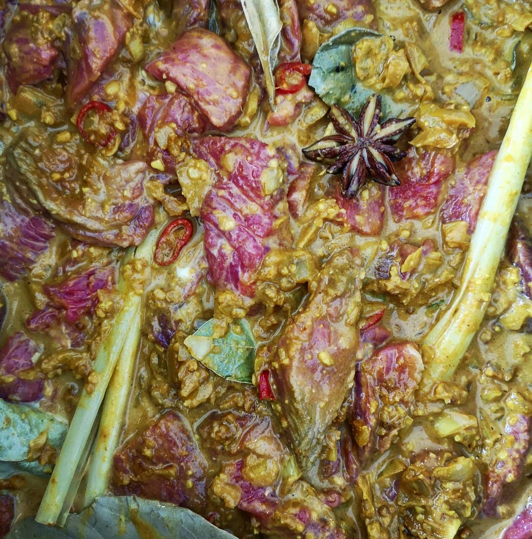 Rendang uit de slowcooker