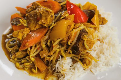 Ajam (kip) Kerrie uit de slowcooker