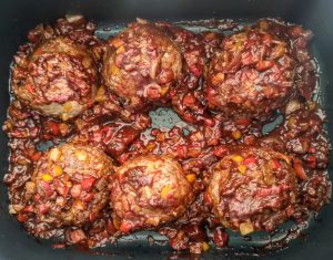 Gehaktballen in pittige saus uit de slowcooker