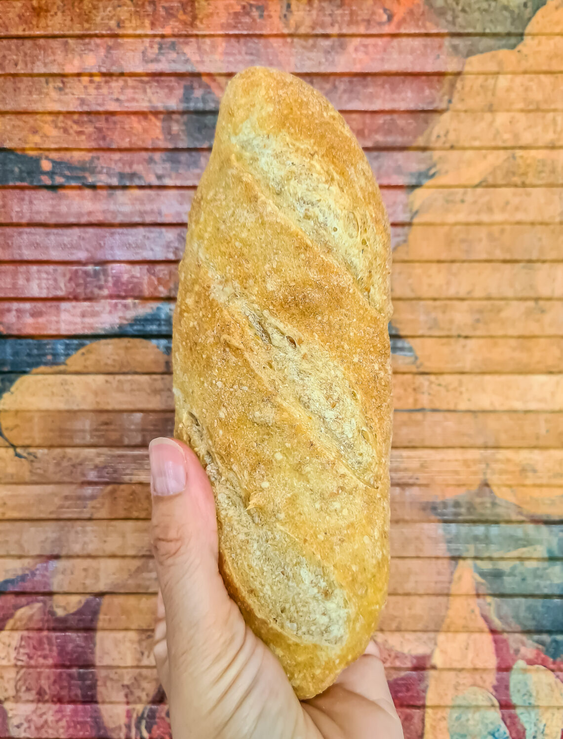 Simpel no knead broodje